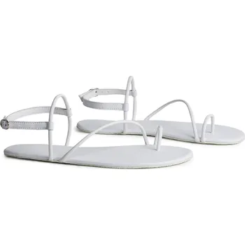 Dámské sandále Ahinsa shoes Dámské barefoot sandály Aura bílé 39