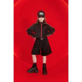 Chlapecká mikina Dětská mikina Diesel STREET SWEAT-SHIRT J02626.KYA0H černá 99X, vel. 172