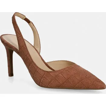 Dámské lodičky Semišové lodičky MICHAEL Michael Kors Alina Flex Sling Pump 40S6HNMP3S.230 hnědá 82X, EUR 38