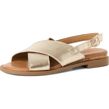 Dámská zimní obuv DÁMSKÉ SANDÁLY TAMARIS 1-28102-44 965 ZLATÁ Barva: ZLATÁ, Velikost: 40