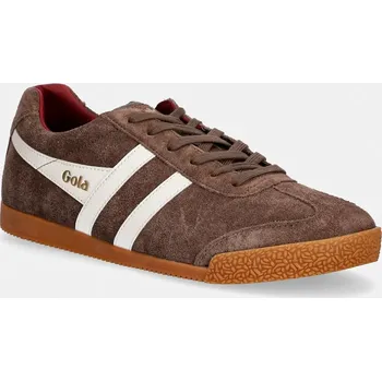 Pánské tenisky Semišové tenisky Gola HARRIER CMA192FI hnědá 89X, EUR 44