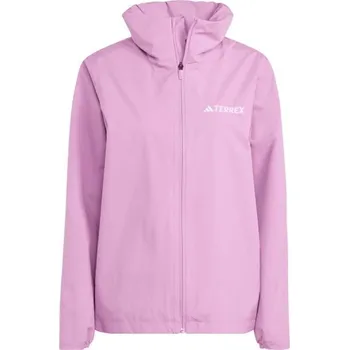 Dámská bunda adidas MULTI TERREX ESSENTIALS 2L R JACKET W XS Fialová, Bílá
