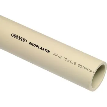 Vodovodní potrubí Wavin EKOPLASTIK PPR-PN 10 trubka 50x4,6mm, 4000mm, v tyčích, svařovací, voda, PP-R