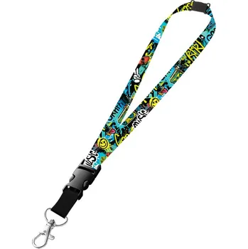 oxybag Klíčenka s karabinkou Funny Boy – dětská klíčenka na krk pro školáky