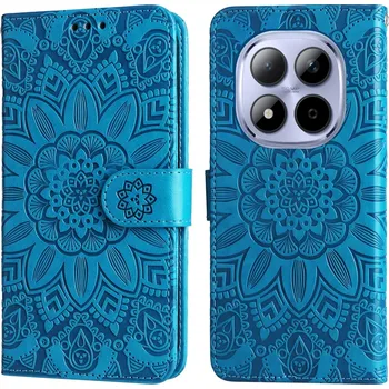 Pouzdro na mobilní telefon Sunflower knížkové pouzdro na Xiaomi Redmi Note 15 Pro 5G - modré