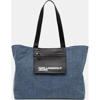 Kabelka Džínová taška Karl Lagerfeld Jeans B2W50045 modrá 55J, vel. ONE SIZE