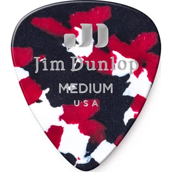 Trsátko Dunlop 483-06MD Confetti Genuine Celluloid - trsátko, tvrdost medium