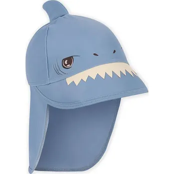 Čepice Dětská baseballová čepice Konges Sløjd ASTER SHARK SUN HAT GRS KS104643.PPY2 modrá 55X, vel. 3-6 měsíců