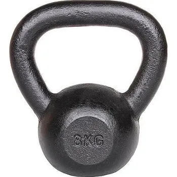 Merco Kettlebell Kov činka černá Hmotnost: 4 kg