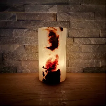 Svícen Svícen z přírodního kamene - Zrození síly konkrétní kus z fotek, jedinečný originál, výška cca 13,5 cm