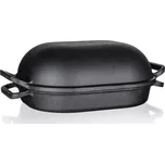 Banquet Pekáč + poklice EXCELLENT 39x26x14cm 3+4l litina ČER