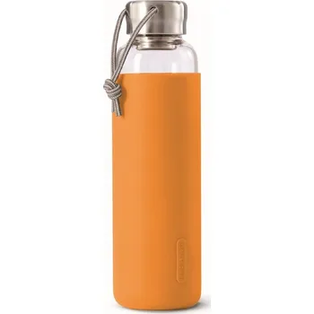 Zarážka na knihu BLACK+BLUM Láhev na vodu skleněná G-Bottle M003, 600ml, oranžová