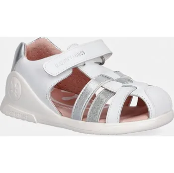 Dívčí sandály Dětské kožené sandály Biomecanics 262150.G bílá 00A, EUR 24
