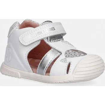 Dívčí obuv Dětské kožené sandály Biomecanics 262108. bílá 00X, EUR 18