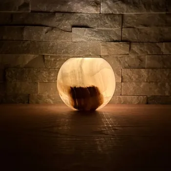 Svícen Svícen z přírodního kamene - Tajemství s vadou na kráse, konkrétní kus z fotek, jedinečný originál