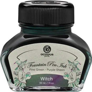 Octopus inkoust s odleskem Witch 30 ml, zelený