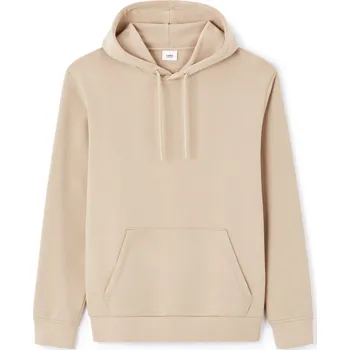 Pánská mikina Celio Mikina s kapucí Fesix 1160547 Béžová XXL