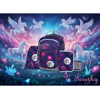 Oxybag Školní set 3dílný OXY GO - Unicorn Jednorožec - 0-47225