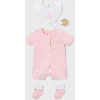 Kojenecký overall Dětské rampery Mayoral Newborn 1727.1A.Newborn.PPY2 růžová 30X, vel. 50