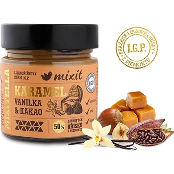 Mixit Mixitella Premium - Lískový oříšek z Piemontu s karamelem, 200 g