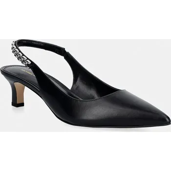 Dámské lodičky Kožené lodičky MICHAEL Michael Kors Marcia Kitten Sling Pump 40S6MCMP1L.001 černá 99X, EUR 38