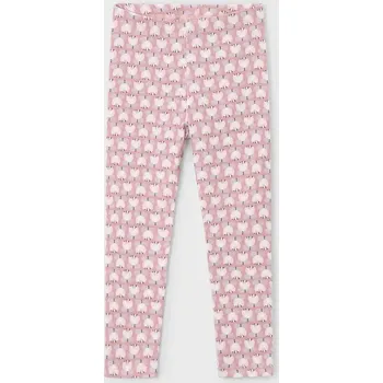Dívčí potištěné legíny s kytičkami Mayoral 4716-11 pudrové velikost 128