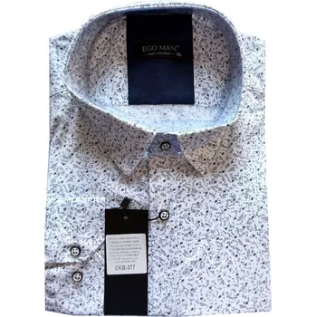 Pánská košile EGO MAN košile pánská EKB-377 nadměrná velikost bílá 3XL