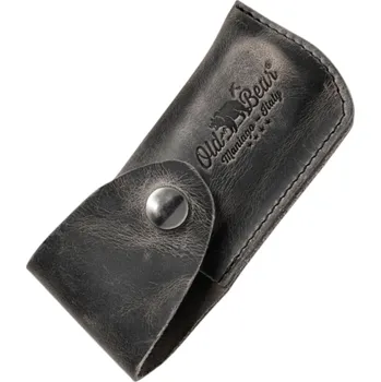 Pouzdro Old Bear z MAZANÉ kůže, barva antracit (vhodné pro velikosti "XS", "S" a "M") FO.9300/13