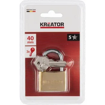 Visací zámek Visací zámek 40mm KREATOR KRTH41204