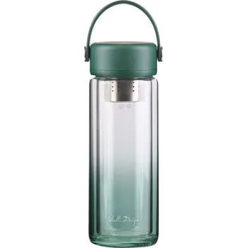 Láhev Zelená skleněná lahev 350 ml Fuori – Vialli Design ID_1659866