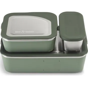 Svačinový box Klean Kanteen Family Set (Big Meal, Lunch, Snack) - Sea Spray uni