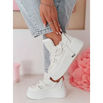 Dámské tenisky Dámské tenisky na vysoké platformě UPSOLE panter ZY0802 Barva: Bílá, Velikost: 39