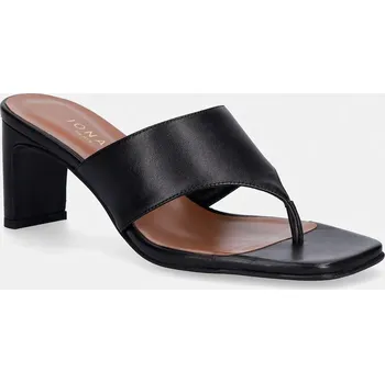 Dámské žabky Kožené žabky Jonak DEVIL CUIR Noir 3800287 černá 99X, EUR 37