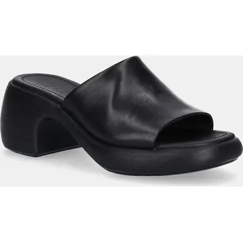 Dámské pantofle Kožené pantofle Camper Thelma Sandal K201722.001 černá 99X, EUR 38