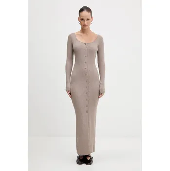 Dámské šaty Šaty Abercrombie & Fitch KI159.6293.481 béžová 80X, vel. L