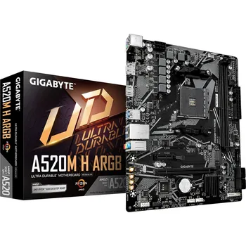 GIGABYTE A520M H ARGB/AM4/mATX A520M H ARGB