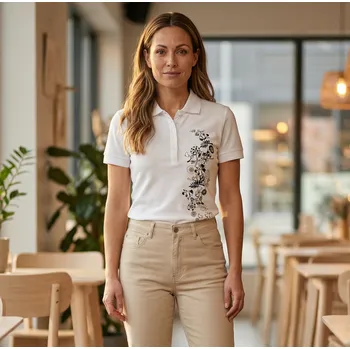 Dámské tričko Dámské triko s límečkem ALTISPORT CARRYOVER ALW029210 BÍLÁ XXXL