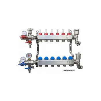 rozdělovač topení Rozdělovač pro podlahové topení CUBE - 16 okruhů , přímá multi