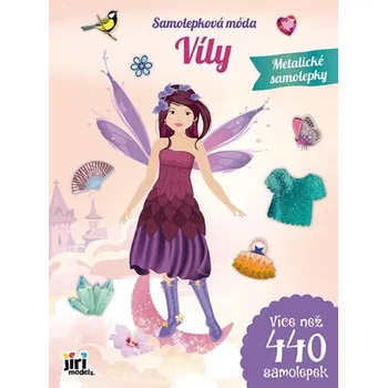 Víly: Samolepková móda - JIRI MODELS (2025, sešitová)