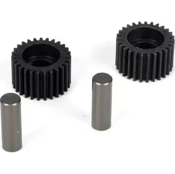 Team Losi Racing TLR vložené ozubené kolo s hřídelí (2): 22