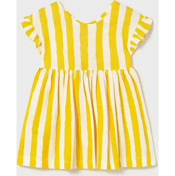 Dívčí šaty Dětské bavlněné šaty Mayoral 1925.4K.Baby.PPY2 žlutá 10X, vel. 92