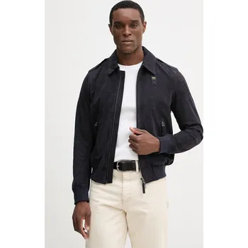 Pánská bunda Semišová bunda Blauer ALLEN BLUL02436 námořnická modř 59X, vel. S