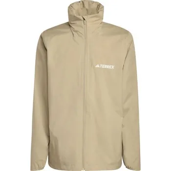 Pánská bunda Pánská bunda adidas MULTI TERREX ESSENTIALS 2L R JACKET M Béžová, Bílá