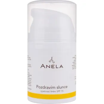 Přípravek na opalování Anela Pozdravím slunce opalovací krém SPF 15 50 ml
