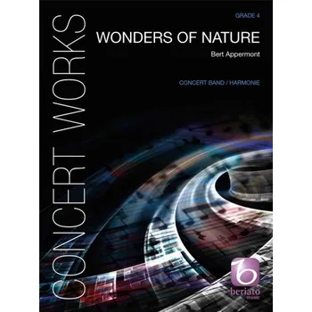 Bert Appermont: Wonders of Nature (noty pro koncertní orchestr, party, partitura)