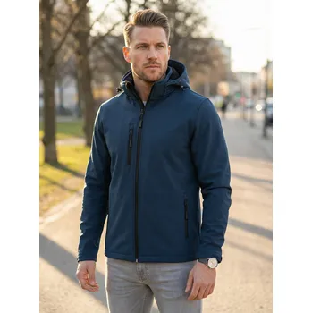 Pánská softshellová bunda Pánská softshellová bunda ALTISPORT NoPrint NP/ALM225 NÁMOŘNÍ MODRÁ XXL