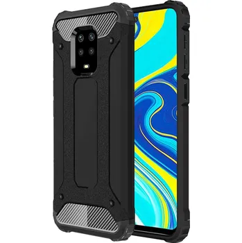 Náhradní kryt pro mobilní telefon Techsuit - Hybridní kryt - Xiaomi Redmi Note 9 Pro Max - černé