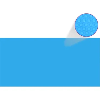 Bazén Obdélníkový kryt na bazén 450 x 220 cm PE modrý