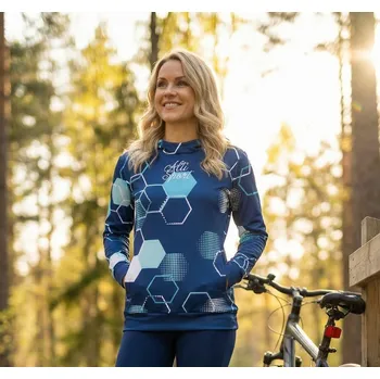 Dámská mikina Dámská funkční mikina premium ALTISPORT VOJ/ALW037MI01 NÁMOŘNÍ MODRÁ S