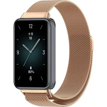 Náramek Techsuit - Náramek na hodinky (W009) - Honor Band 9 - růžově zlatý